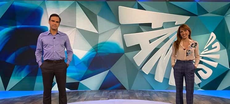Tadeu Schmidt e Poliana Abritta (Foto: Divulgação/TV Globo)