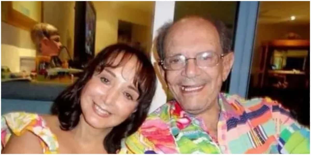 A atriz Maria Antonieta de las Nieves ao lado do falecido marido (Foto: Reproduçaõ)