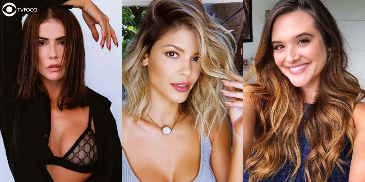 Deborah Secco, Vitória Strada e Juliana Paiva (Foto: Montagem/TV Foco/Reprodução/Globo)