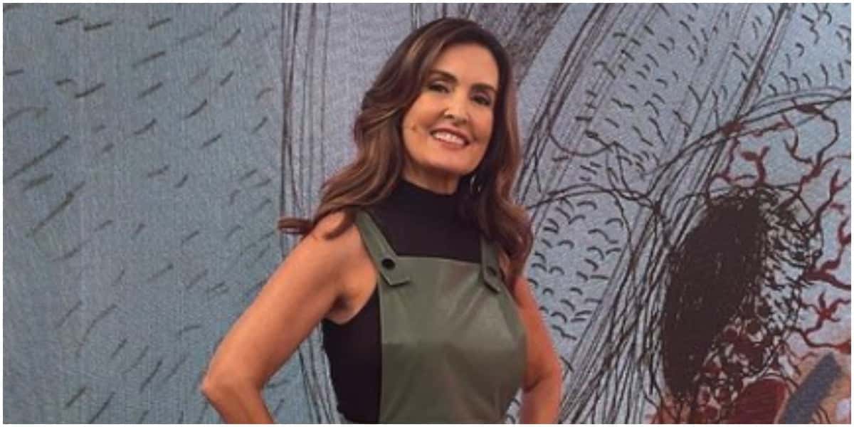Fátima Bernardes posou junto de Túlio Gadêlha e falou sobre momento difícil (Foto: Reprodução)