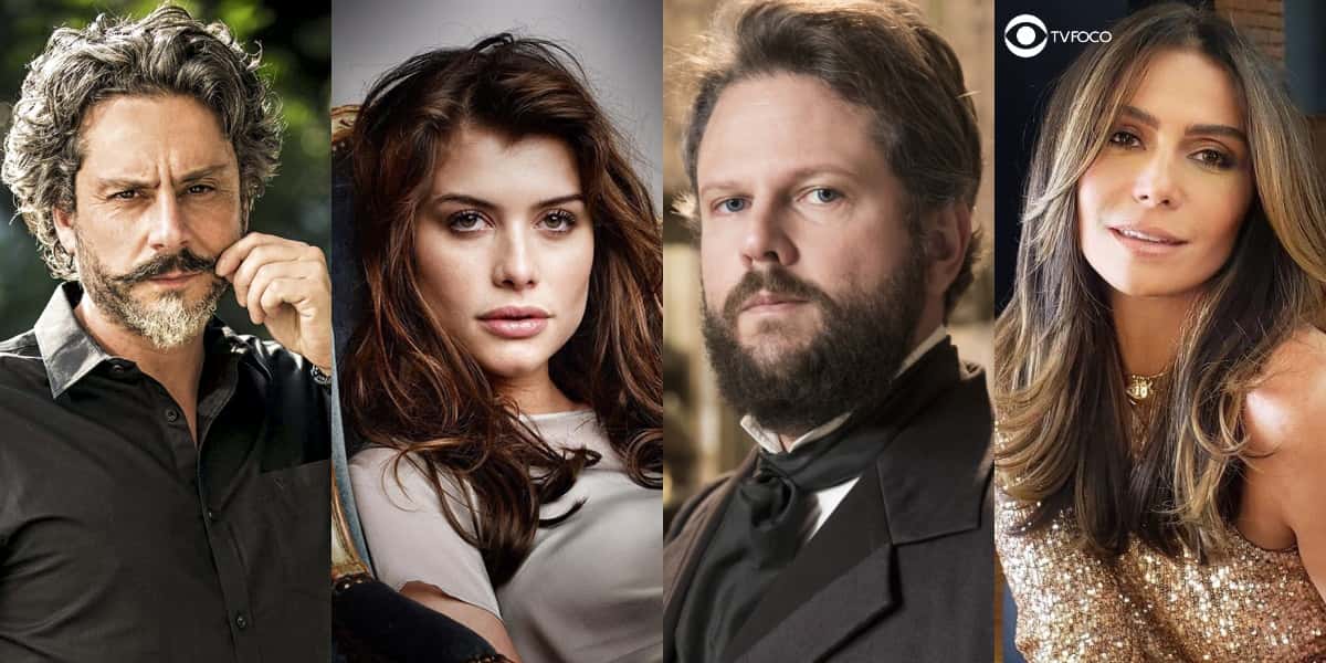 Globo faz chamada para anunciar sua próxima programação (Foto: Montagem TV Foco/Reprodução/Globo)