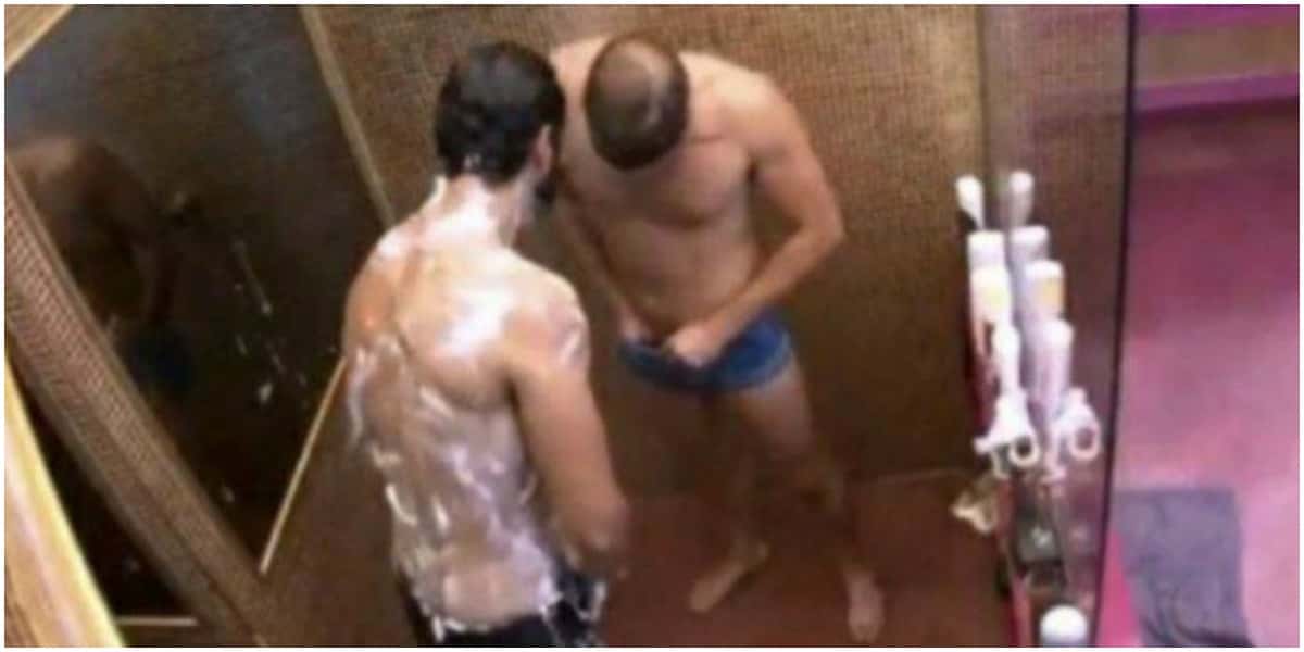 Caio e Rodolffo foram dois que tiveram intimidade exposta no BBB21 - Foto: Montagem