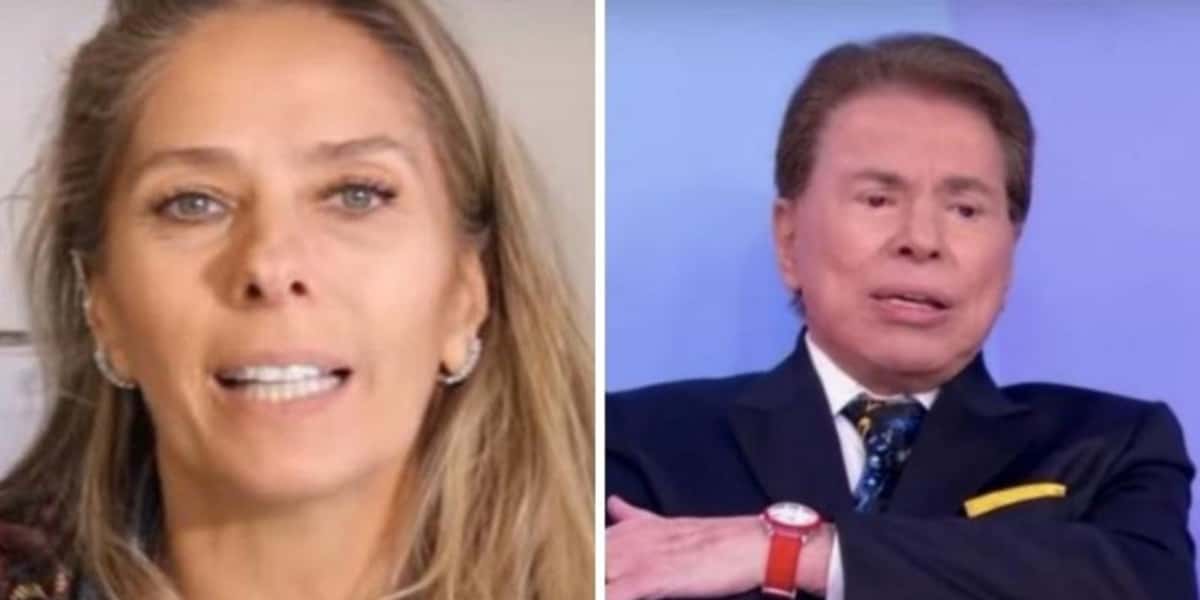Adriane Galisteu negou rumores de que se dava mal com Silvio Santos (Imagem: Montagem)
