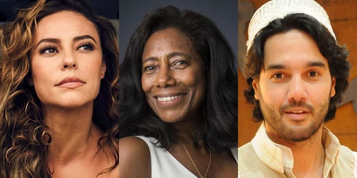 Paolla Oliveira, Glória Maria e Fernando Sampaio (Foto: Reprodução/Instagram/TV Globo/Record)