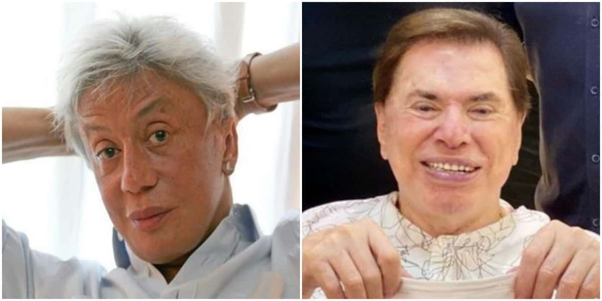Clodovil Hernandes e Silvio Santos - Foto: Reprodução