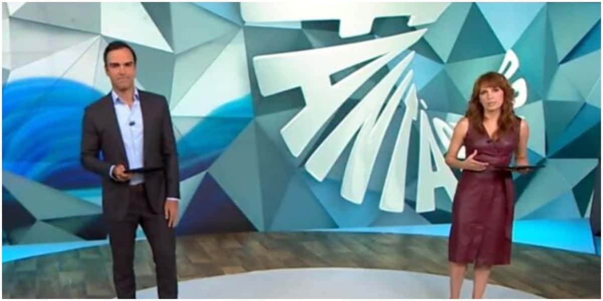 Tadeu Schmidt apresenta o Fantástico com Poliana Abritta - Foto: Reprodução