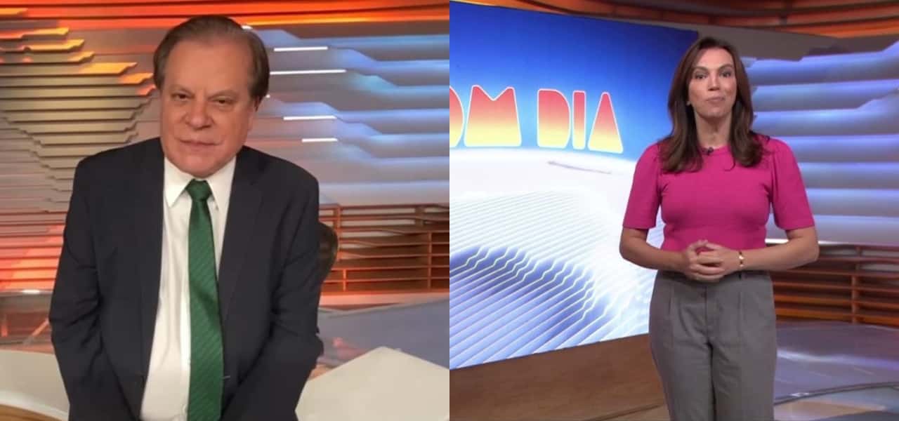 Chico Pinheiro e Ana Paula Araújo (Foto: Montagem/TV Foco)