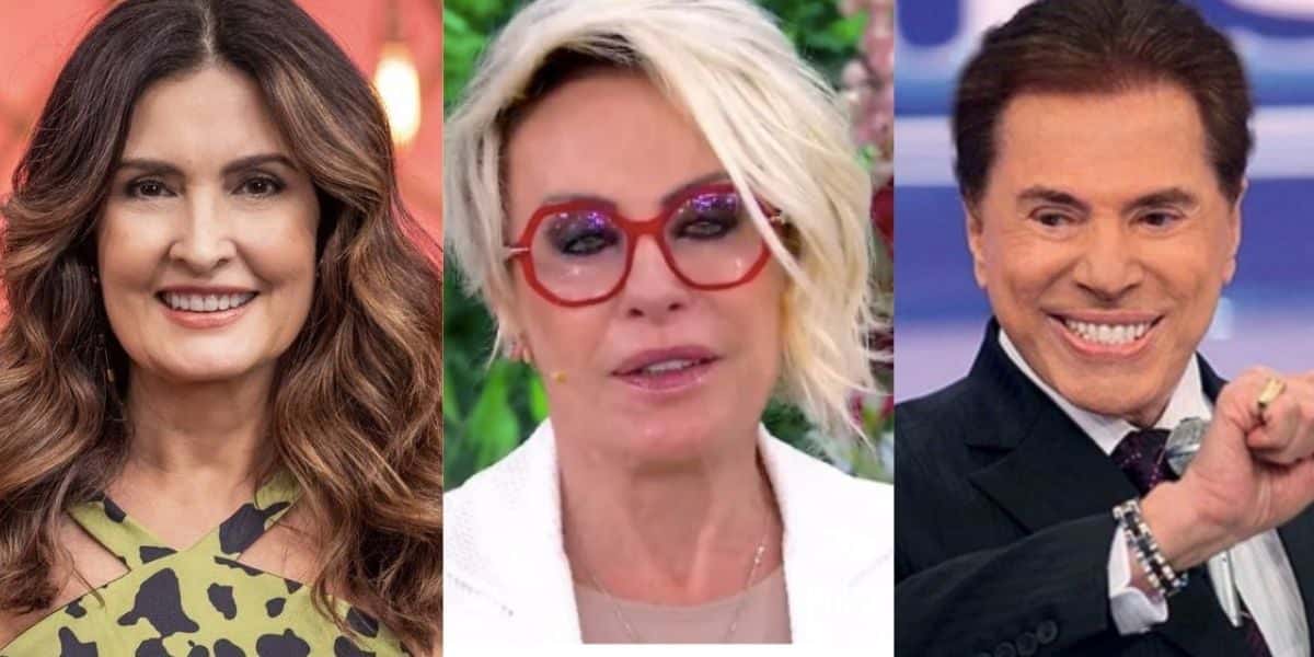 Fátima Bernardes, Ana Maria e Silvio Santos (Reprodução)