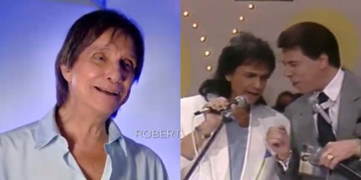 Silvio Santos e Roberto Carlos tem uma longa história TV brasileira (Foto: Reprodução)