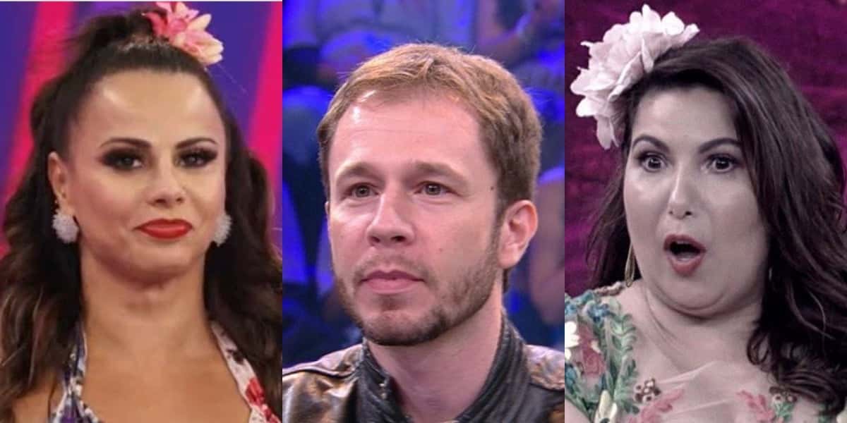 Tiago Leifert, Viviane Araújo e Mariana Xavier já viveram momentos tensos na "Dança dos Famosos" (Foto: Reprodução/TV Globo)