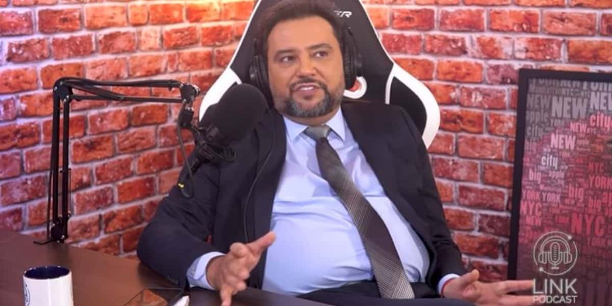 Geraldo Luís no "Link Podcast" (Foto: Reprodução/YouTube)
