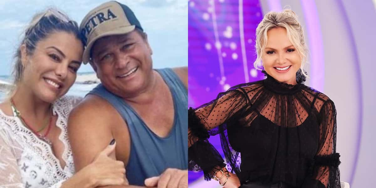 Eliana surgiu se declarando para a família de Leonardo e Poliana Rocha (Foto: Reprodução)