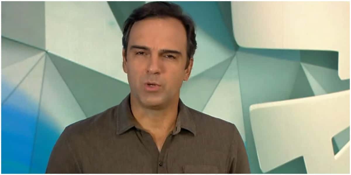 O apresentador Tadeu Schmidt, da Globo - Foto: Reprodução