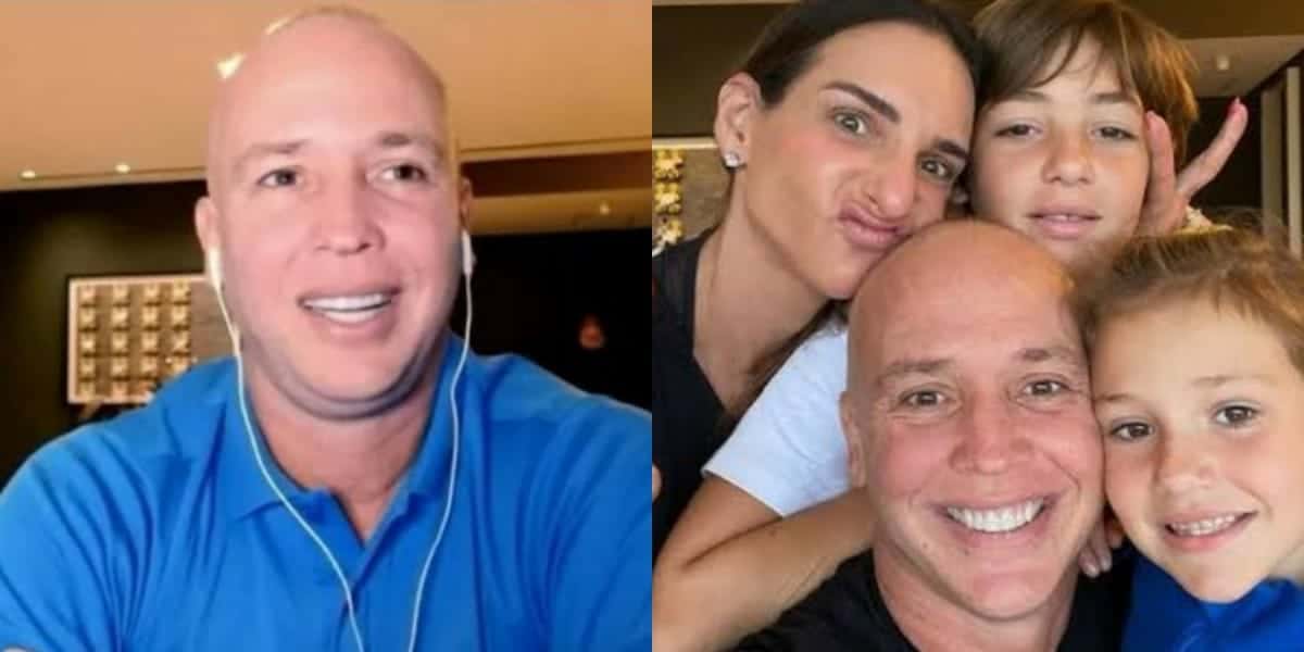 Caio Ribeiro e família (Foto: Reprodução)