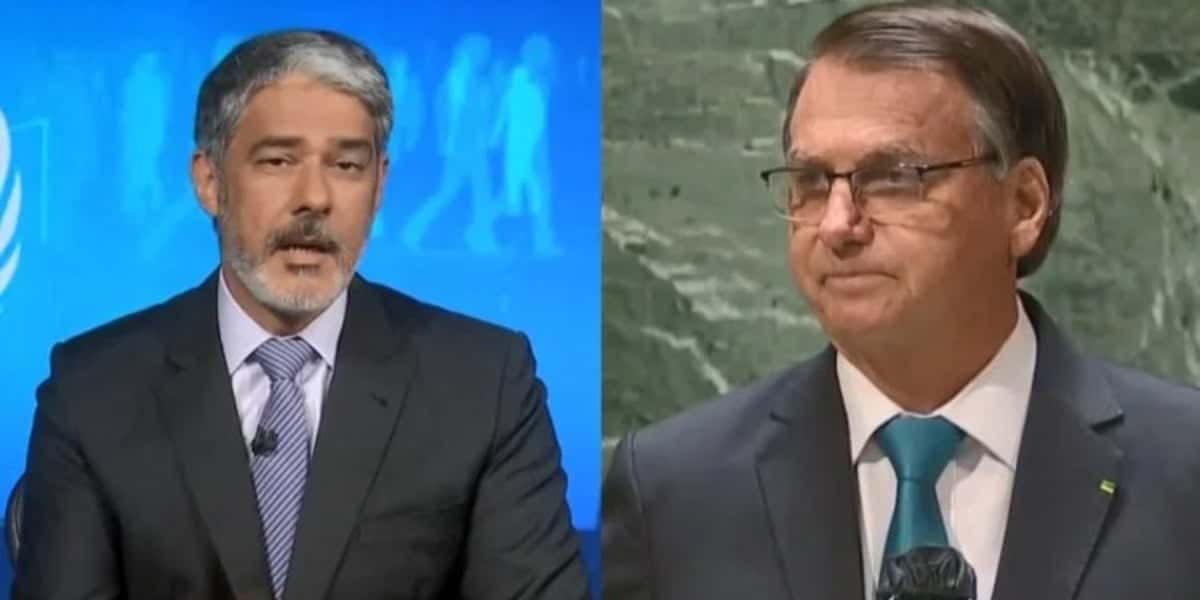 William Bonner desmente Bolsonaro na Globo (Foto: Reprodução)