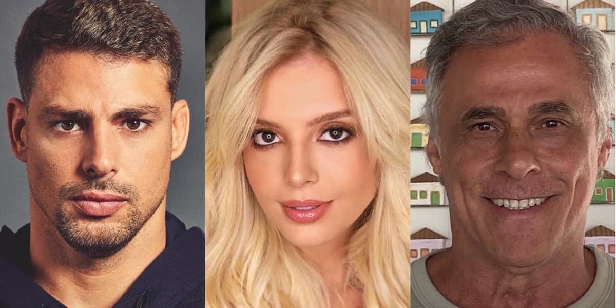Cauã Reymond, Giovanna Lancellotti e Oscar Magrini (Foto: Reprodução)