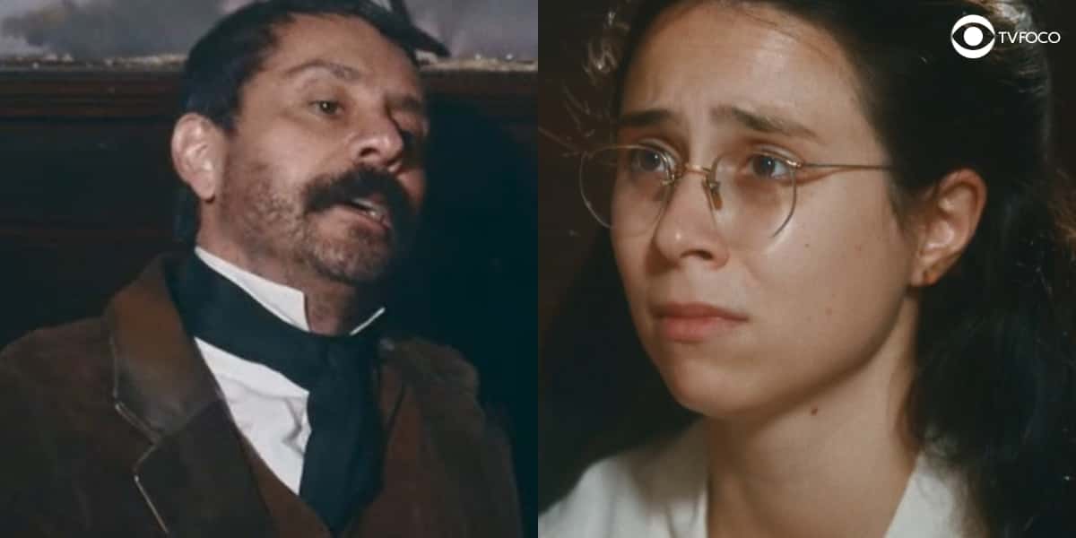 Dolores e Tonico terão embate em Nos Tempos do Imperador (Foto: Montagem/TV Foco/Reprodução/Globo)
