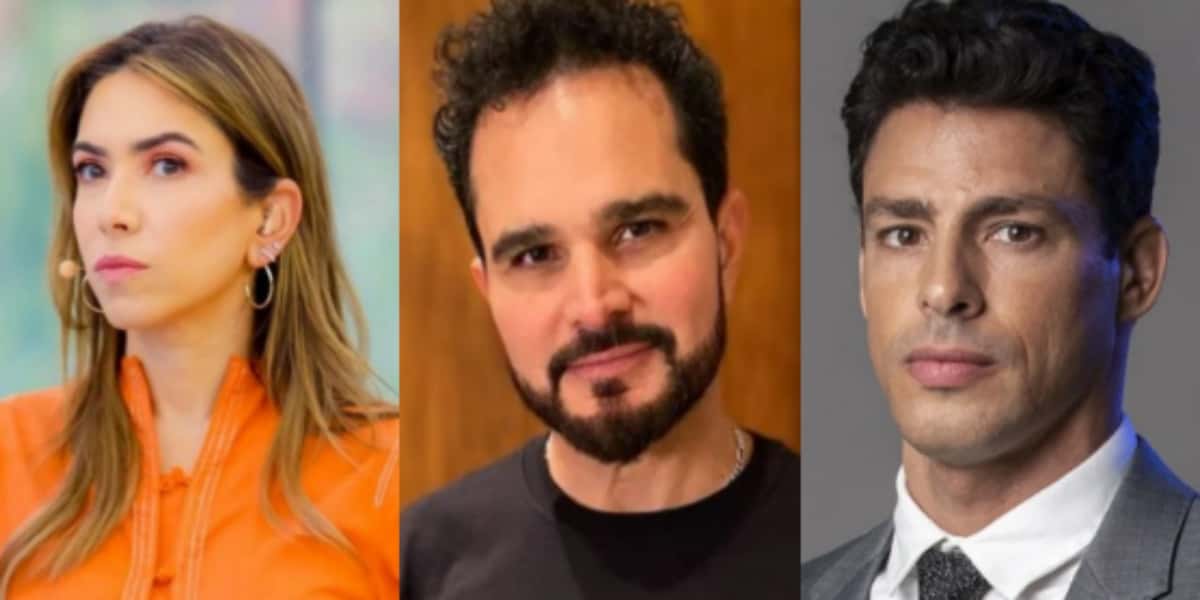 Patrícia Abravanel, Luciano Camargo e Cauã Reymond vão se separar em 2002, garante sensitiva (Imagem: Reprodução)