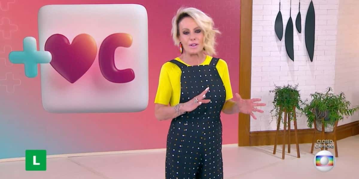 Ana Maria Braga no "Mais Você" (Foto: Reprodução/TV Globo)