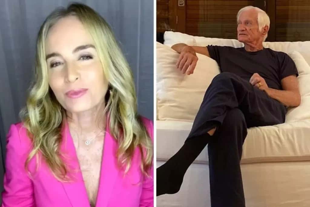 Apresentadora Angélica e seu pai, Francisco (Foto: Reprodução/Instagram)