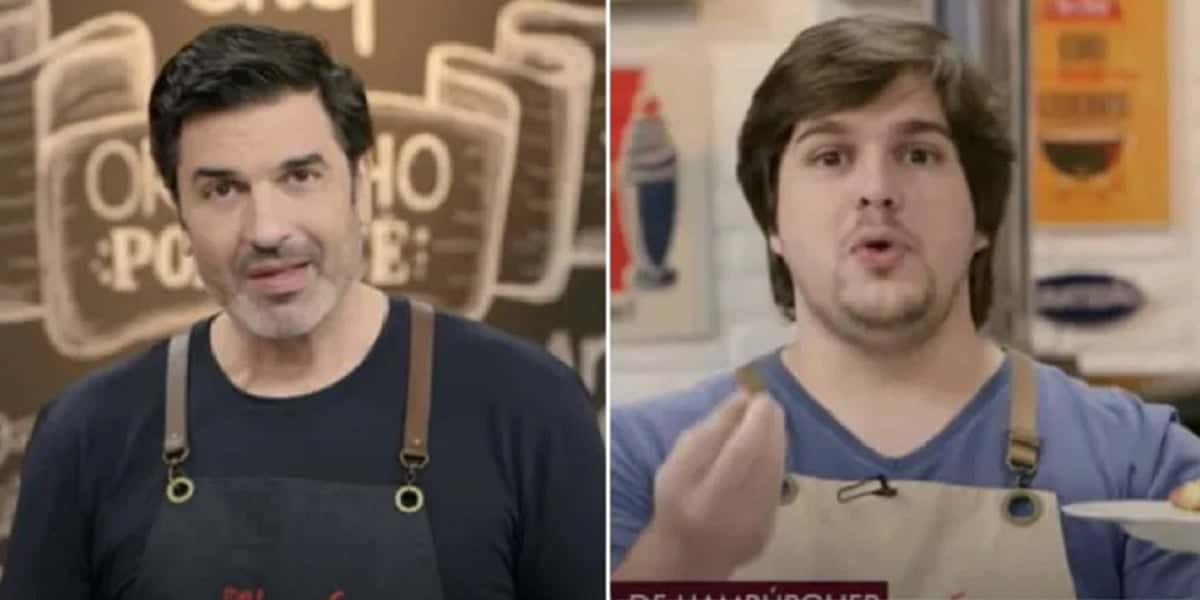 Edu Guedes intervém em brincadeira de Lucas Salles (Foto: Reprodução/Band)