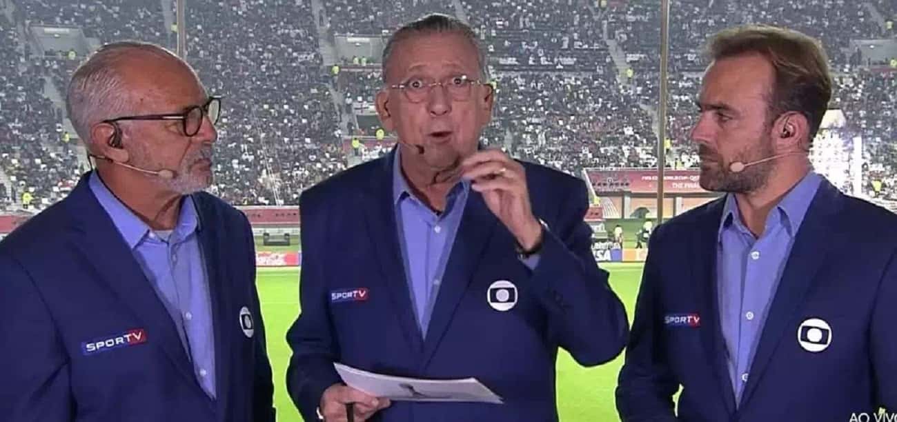 Roger Flores é um dos principais comentaristas da Globo e faz parte da equipe de Galvão Bueno (Foto: Reprodução)