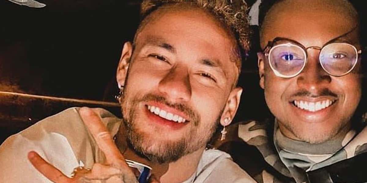Neymar e Thiaguinho (Foto: Reprodução)