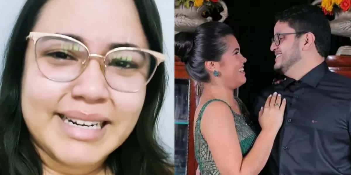 Esposa de Maurílio se emociona após visitar cantor na UTI (Foto: Reprodução)