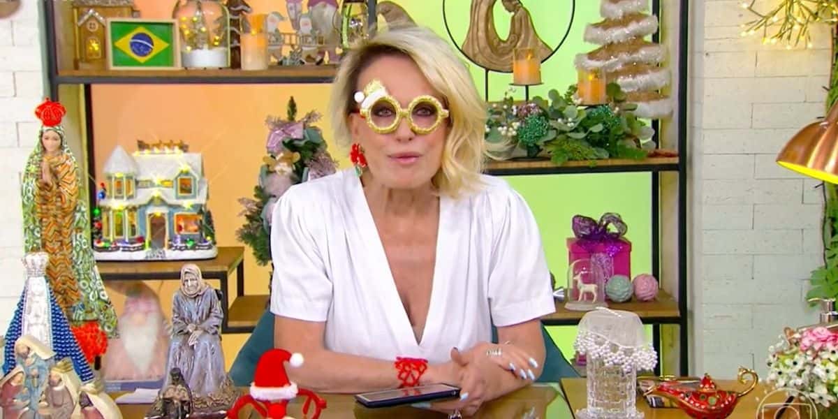 Ana Maria Braga na abertura do "Mais Você" (Foto: Reprodução/Globo)