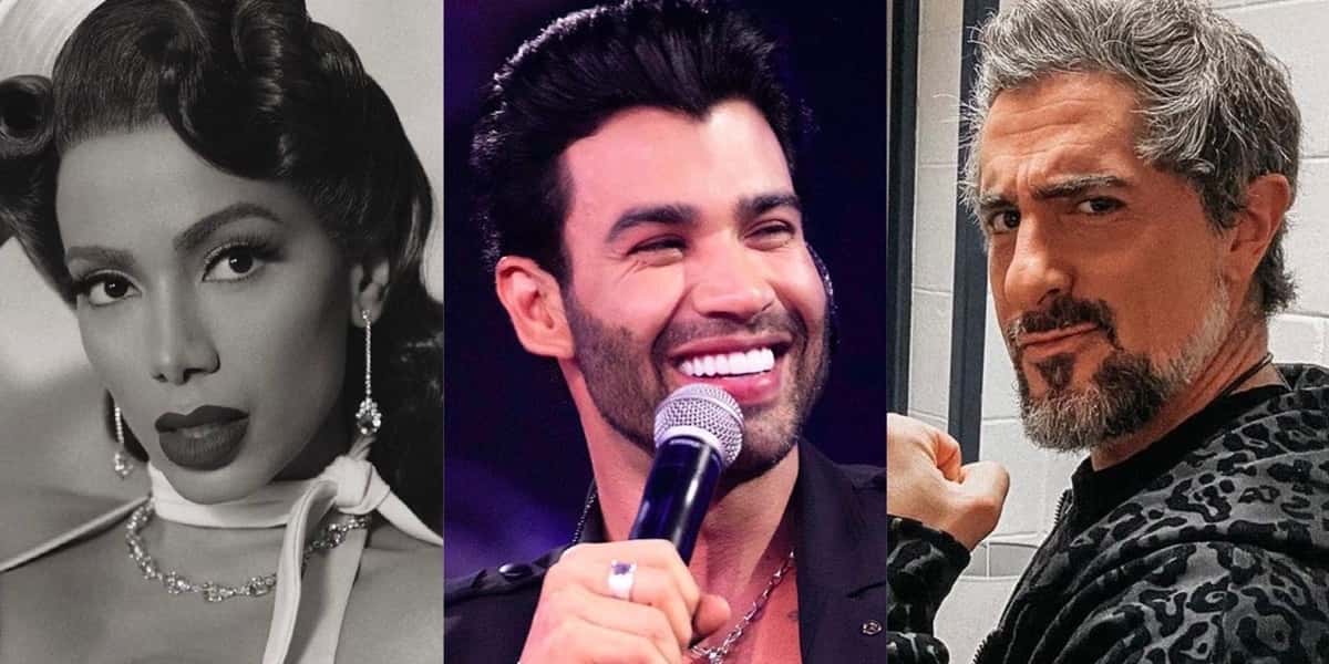 Anitta, Gusttavo Lima e Marcos Mion (Foto: Reprodução)