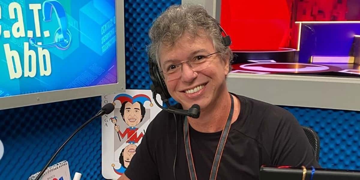 Boninho anunciou o Botão do Pânico no BBB22 (Foto: Reprodução / TV Globo)
