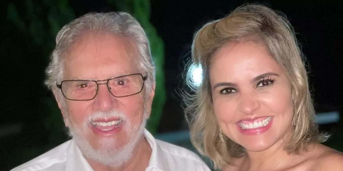 Carlos Alberto e a esposa, Renata Domingues (Foto: Divulgação)