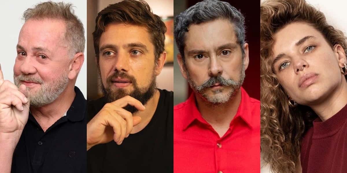 Luiz Fernando, Rafael Cardoso, Alexandre Nero e Bruna Linzmeyer (Foto: Reprodução)