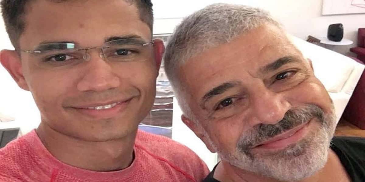 Lulu Santos e seu atual marido Clebson Teixeira (Foto: reprodução)