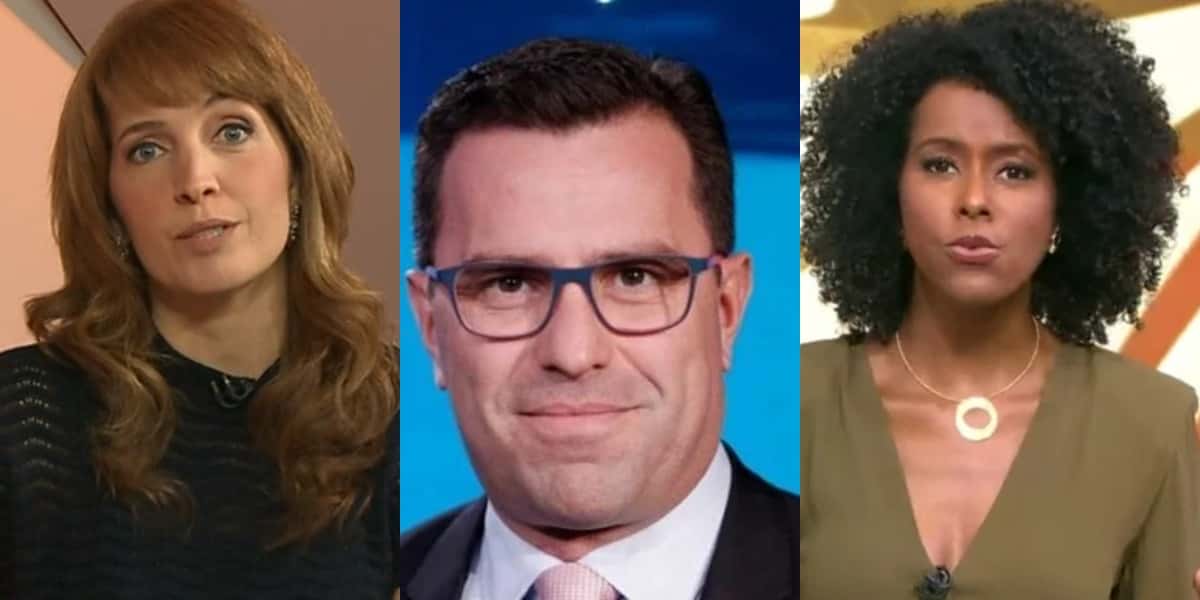Poliana Abritta, Rodrigo Bocardi e Maju Coutinho são jornalistas da Globo (Foto: Reprodução)