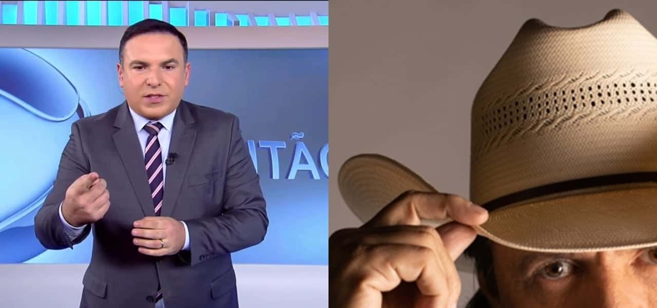 Reinaldo Gottino abriu o Balanço Geral falando sobre o estado de saúde do cantor sertanejo Maurílio (Foto: Montagem)