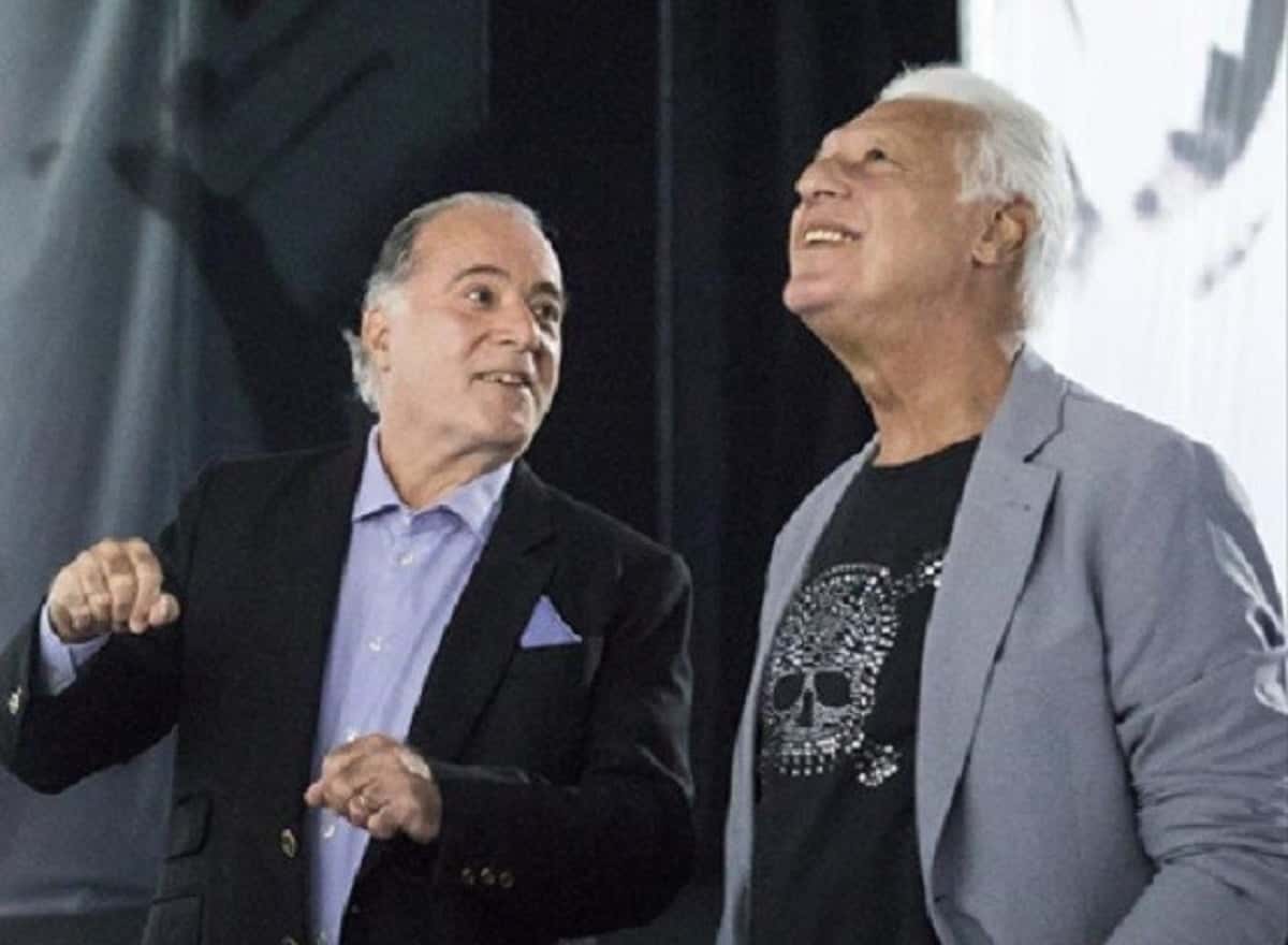 Tony Ramos e Antônio Fagundes fizeram a novela "Champagne" (Foto: Reprodução / Globo)