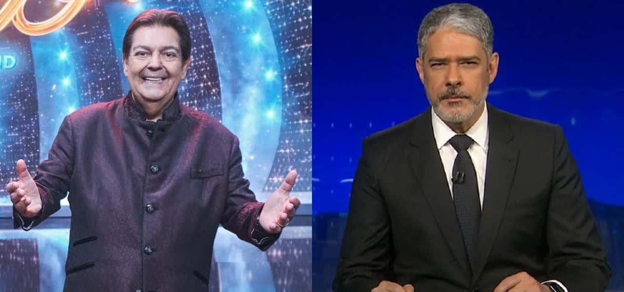 Faustão contratou assistente de William Bonner para ser seu braço direito na Band (Foto: Montagem/TV Foco)