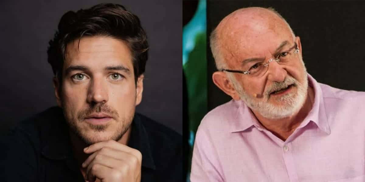 Marcos Pigossi e Silvio de Abreu (Foto: Reprodução)