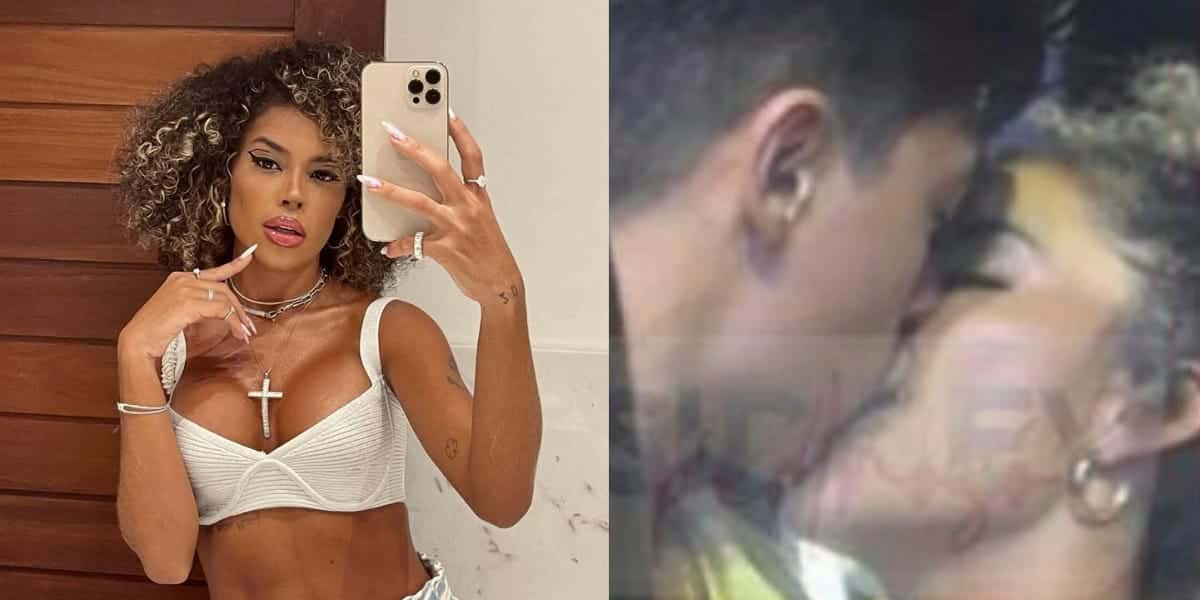 Sthefane Matos é vista aos beijos com médico bonitão (Foto: Reprodução)