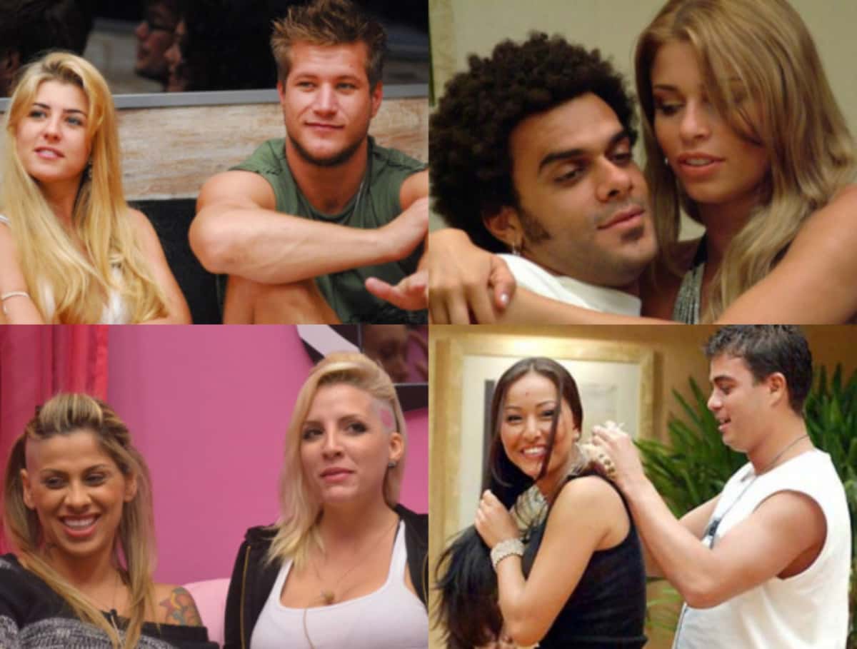 Casais queridos pelo público do BBB, mas que não deram certo (Foto: Reprodução / Internet)