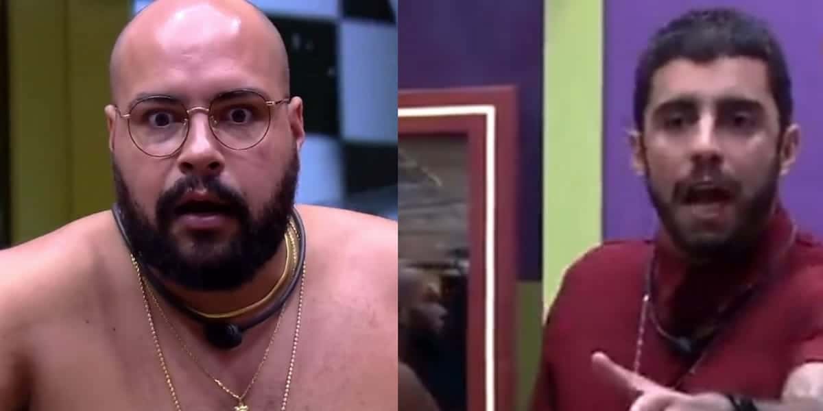 Tiago Abravanel e Pedro Scooby protagonizam briga no BBB22 (Foto: Reprodução)
