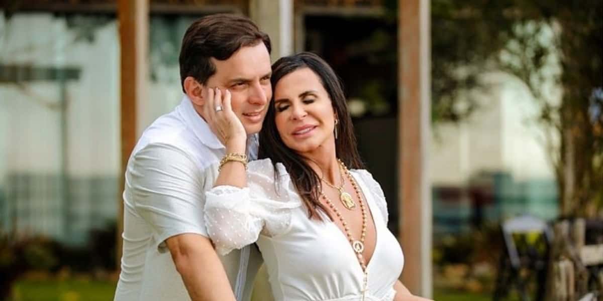 Gretchen e marido, Esdras de Souza (Foto: Carol Marques)