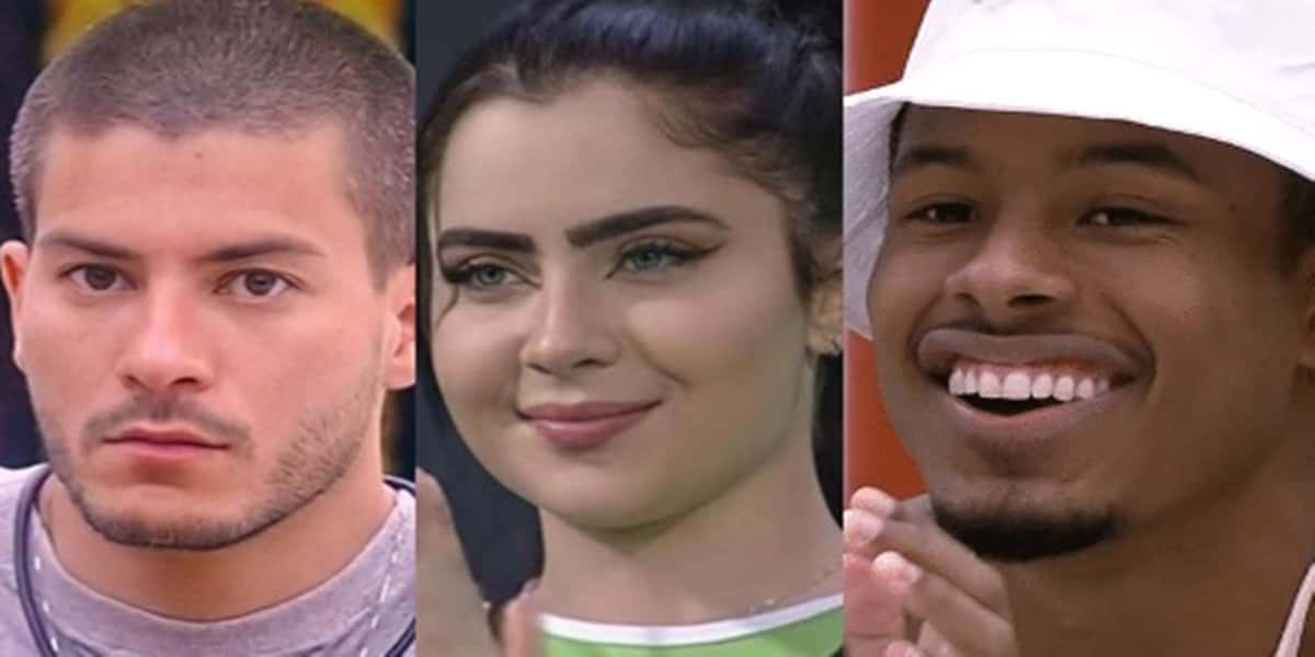 Arthur Aguiar, Jade Picon e PA (Foto: Montagem)