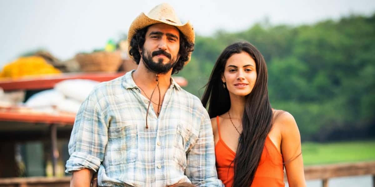 Renato Góes vive José Leôncio e Letícia Salles será Filó na novela Pantanal (Foto: João Miguel Júnior/Globo)