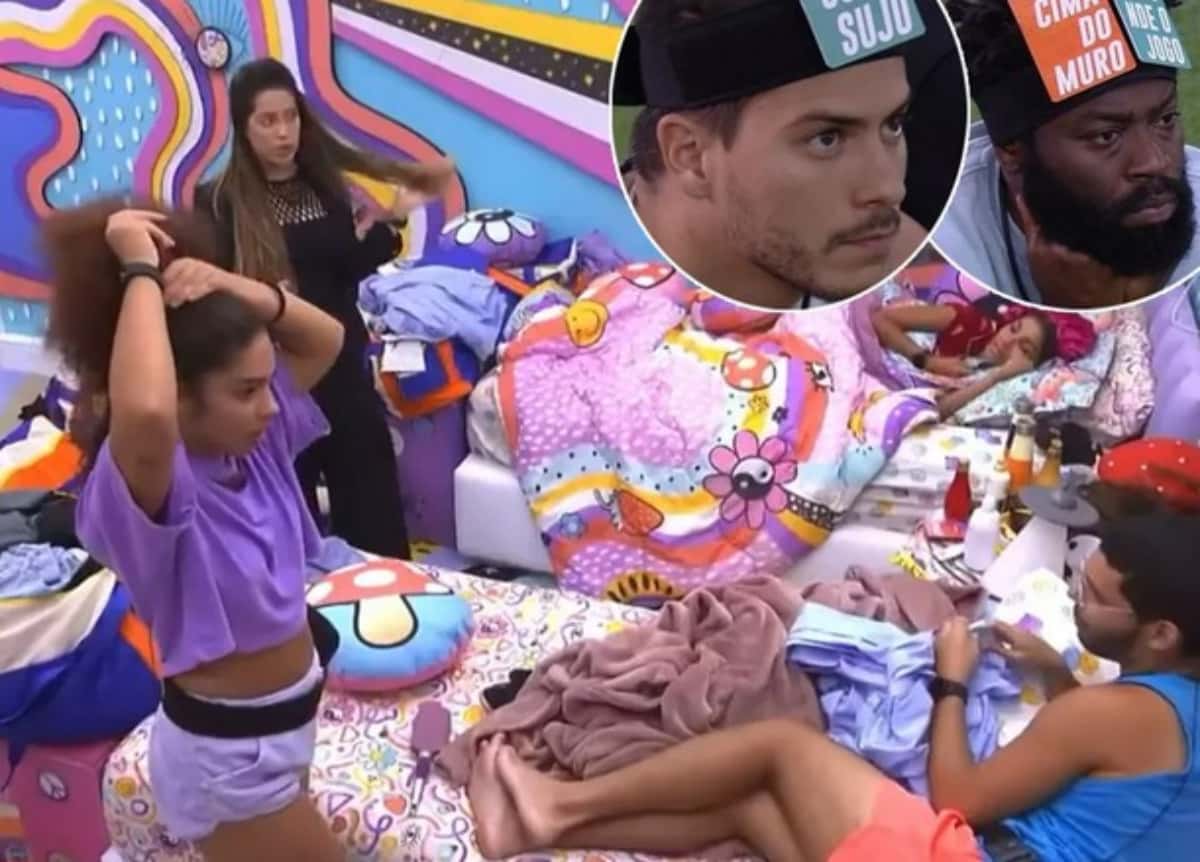 Maria e Laís falam sobre jogo da discórdia (Foto: Reprodução / Globoplay)