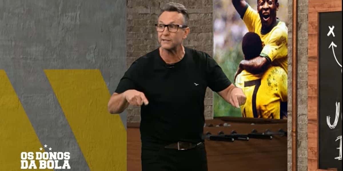 Neto em "Os Donos da Bola" (Foto: Reprodução/Band)