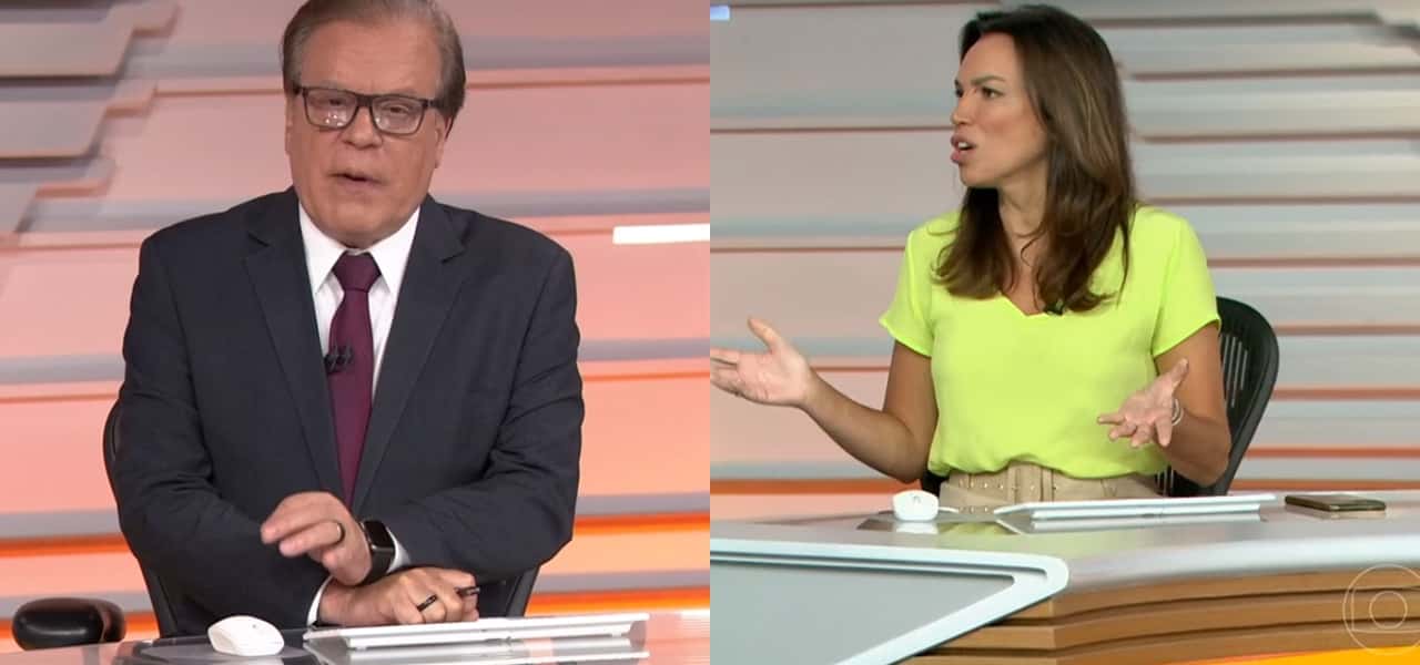 Chico Pinheiro e Ana Paula Araújo teriam problemas nos bastidores mesmo sendo colegas há longos anos- Foto: Montagem