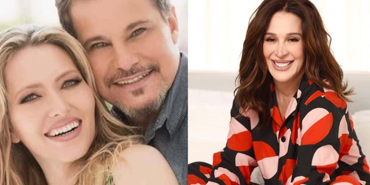 Karin Roepki, Edson Celulari e Claudia Raia (Reprodução)