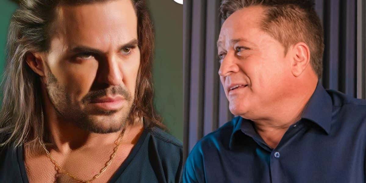 Eduardo Costa e Leonardo (Foto: Reprodução)